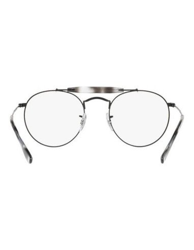 Ray Ban Oftalmico Rb3747v 2760 Round Double Bridge Negro | Sunnies.uno
