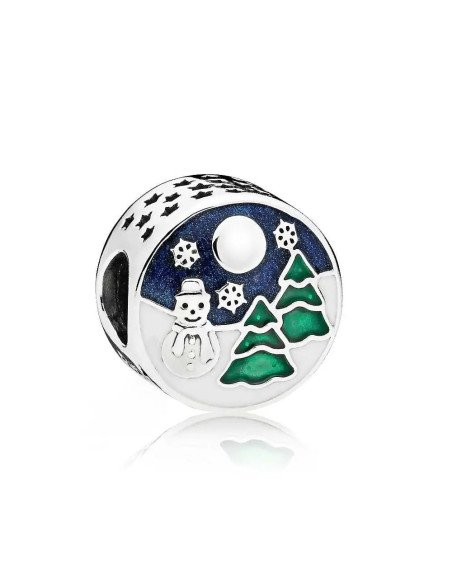Charm Pandora Calado de Plata con Pluma de Ave Fénix y Circonitas 791749CZ