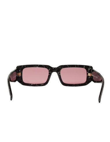 Prada SPR 06YS 05W-06O Square Shape Abstract Black White