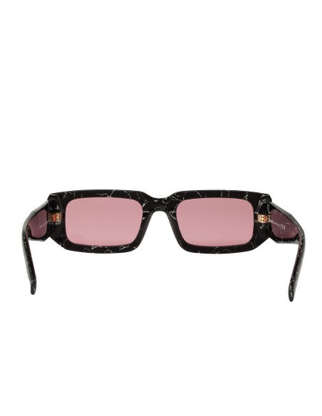 Prada SPR 06YS 05W-06O Square Shape Abstract Black White
