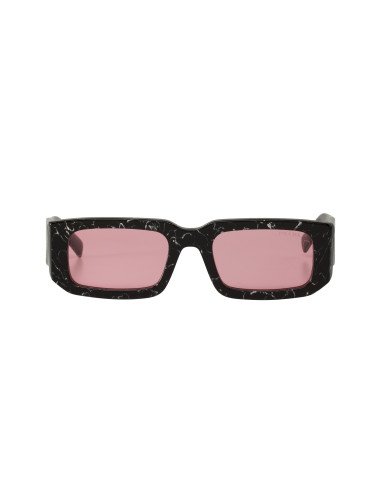 Prada SPR 06YS 05W-06O Square Shape Abstract Black White