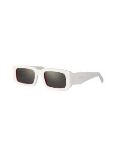 Prada SPR 06YS 17M-5S0 Square Shape Abstract White Orange