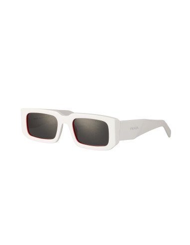 Prada SPR 06YS 17M-5S0 Square Shape Abstract White Orange