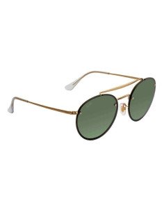 Ray Ban Rb3614n 914071 Round Double Bridge Blaze Negro G-15 | Sunni... 2