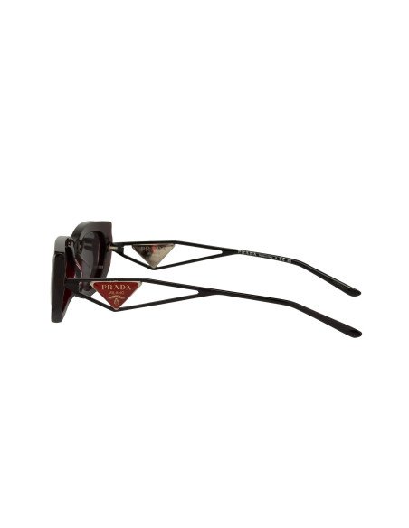 Prada SPR 14Y 08Z-5S0 Symbole Rectangle Vino Negro