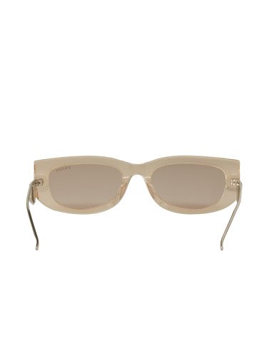 Prada SPR 14Y 19M-4I2 Symbole Rectangle Crystal Beige