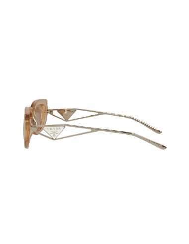 Prada SPR 14Y 19M-4I2 Symbole Rectangle Crystal Beige