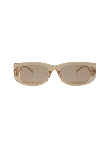 Prada SPR 14Y 19M-4I2 Symbole Rectangle Crystal Beige