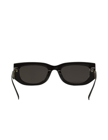 Prada SPR 14Y 1AB-5S0 Symbole Rectangle Black Silver