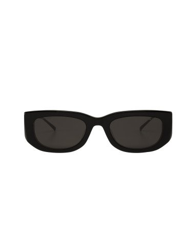 Prada SPR 14Y 1AB-5S0 Symbole Rectangle Black Silver