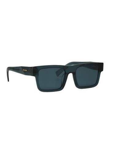Prada SPR 19WS 08Q-420 Square Shape Crystal Blue