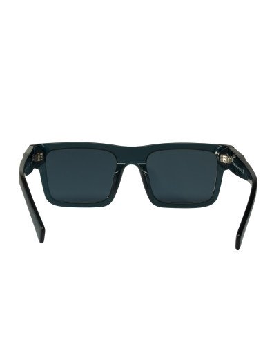 Prada SPR 19WS 08Q-420 Square Shape Crystal Blue