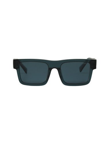 Prada SPR 19WS 08Q-420 Square Shape Crystal Blue