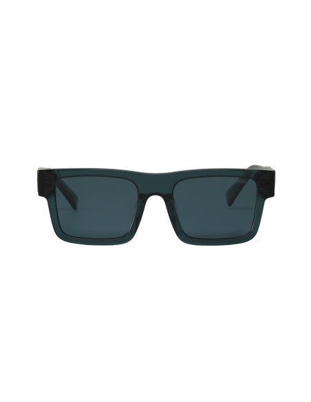 Prada SPR 19WS 08Q-420 Square Shape Crystal Blue