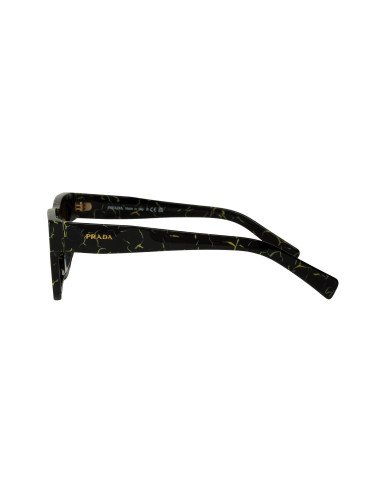 Prada SPR 19WS 19D-01T Square Shape Yellow Marble