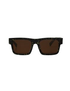 Prada SPR 19WS 19D-01T Square Shape Yellow Marble 2