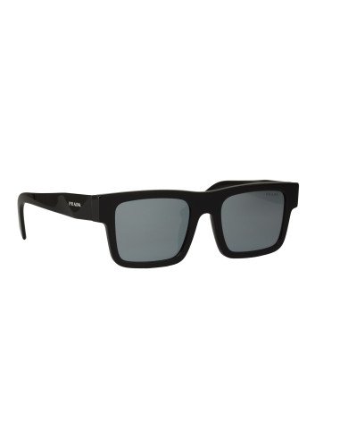 Prada SPR 19WS 1AB-2B0 Square Shape Silver Black