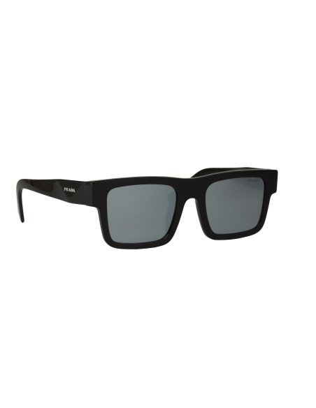 Prada SPR 19WS 1AB-2B0 Square Shape Silver Black