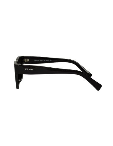 Prada SPR 19WS 1AB-2B0 Square Shape Silver Black