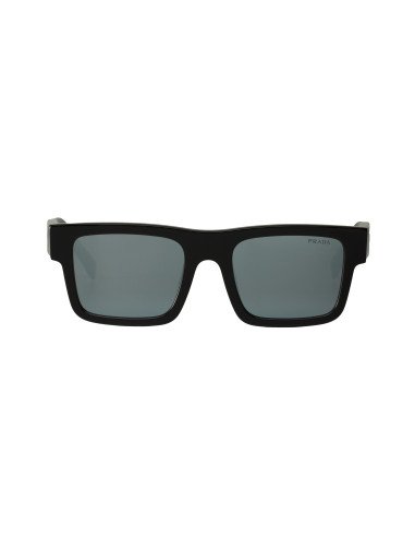 Prada SPR 19WS 1AB-2B0 Square Shape Silver Black