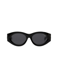 Prada PR 20ZS 1AB-5S0 Square Shape Negro Plata 2