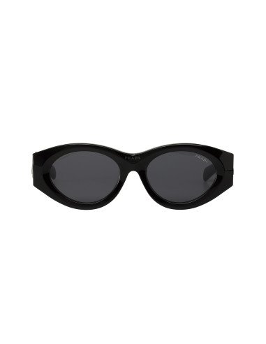 Prada PR 20ZS 1AB-5S0 Square Shape Negro Plata