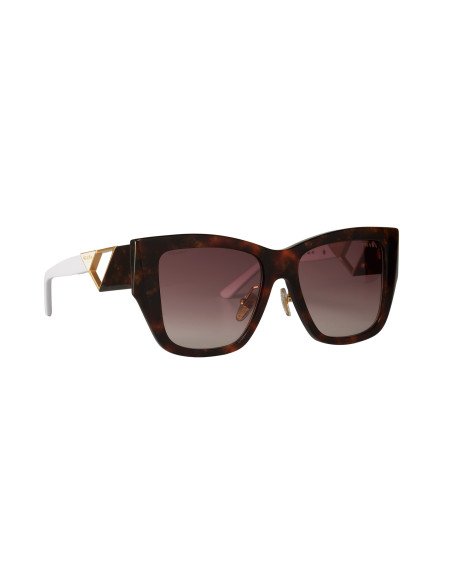Prada SPR 21Y 07R-6S1 Square Shape Tortoise White