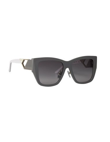 Prada SPR 21Y 07Z-08I Square Shape Gris Blanco