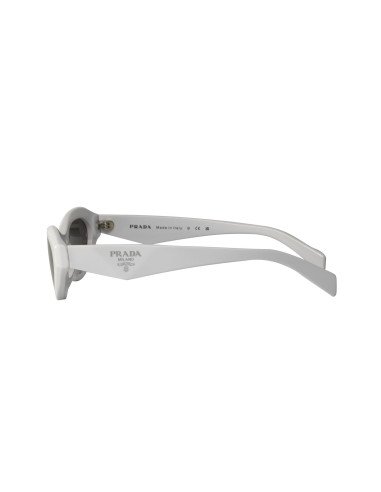 Prada SPR 26Z-F 17K-08Z Symbole Square Shape White Silver