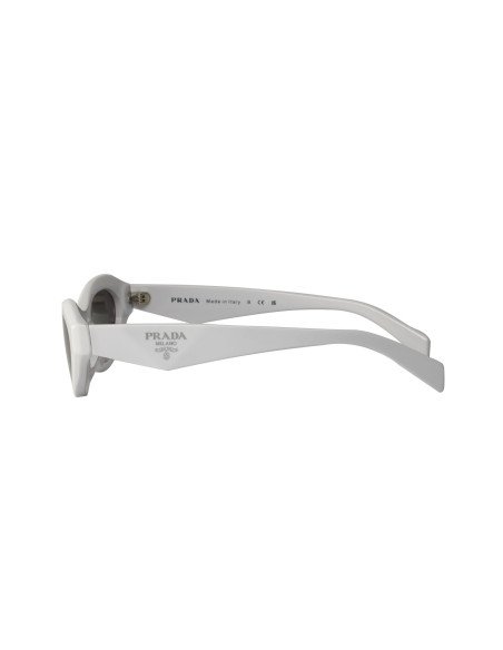 Prada SPR 26Z-F 17K-08Z Symbole Square Shape White Silver