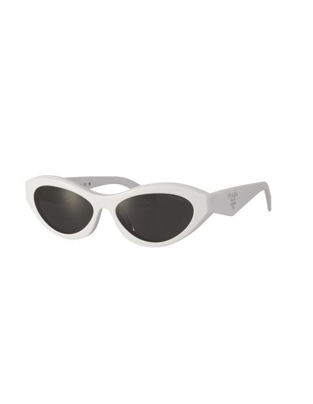 Prada SPR 26Z-F 17K-08Z Symbole Square Shape White Silver