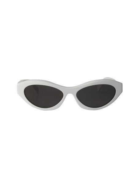 Prada SPR 26Z-F 17K-08Z Symbole Square Shape White Silver