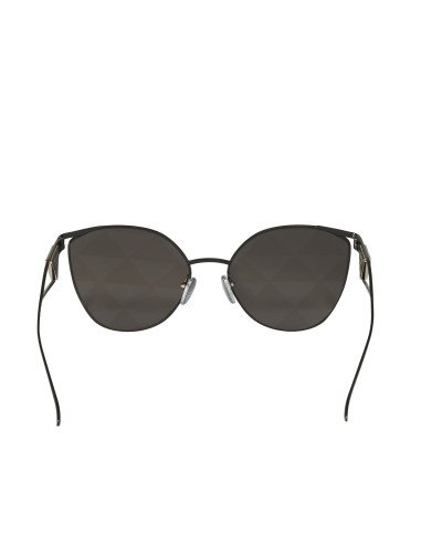 Prada SPR 50ZS 1AB-03T Irregular Black Silver Tampo Triangles
