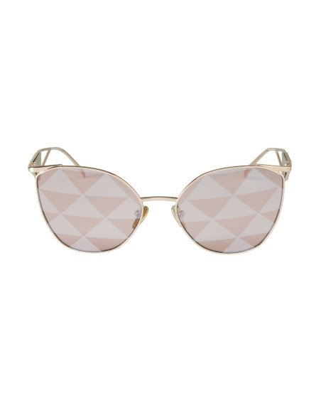 Prada SPR 50ZS SVF-05T Irregular Pink Gold Tampo Triangles