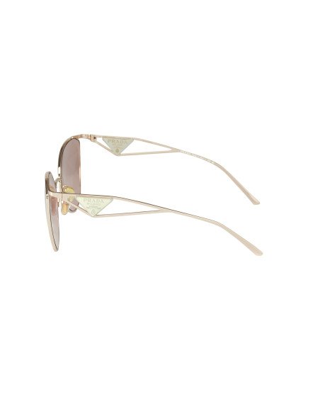 Prada SPR 50ZS SVF-05T Irregular Pink Gold Tampo Triangles