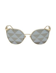 Prada SPR 50ZS ZVN-04T Irregular Pale Gold Tampo Triangles 2