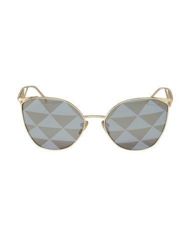 Prada SPR 50ZS ZVN-04T Irregular Pale Gold Tampo Triangles