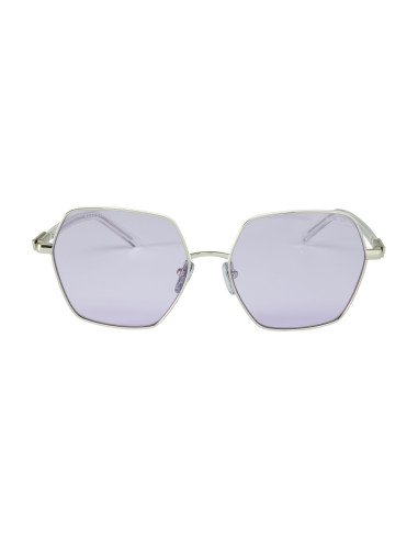 Prada SPR56Y 1BC-09M Hexagon Shape Lila Plata
