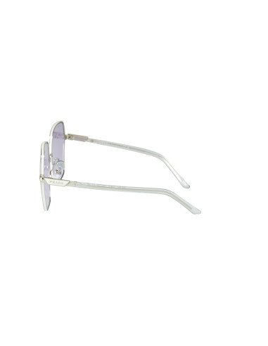 Prada SPR56Y 1BC-09M Hexagon Shape Lila Plata