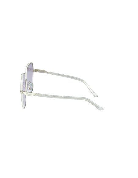 Prada SPR56Y 1BC-09M Hexagon Shape Lila Plata