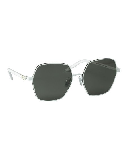 Prada SPR56Y 461-5Z1 Hexagon Shape Blanco Gris