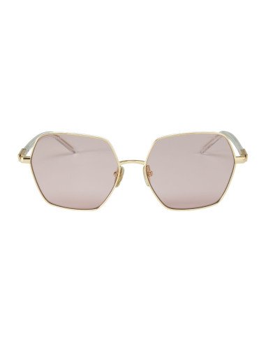 Prada SPR56Y ZVN-06I Hexagon Shape Rosa Dorado
