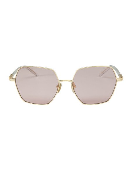 Prada SPR56Y ZVN-06I Hexagon Shape Rosa Dorado