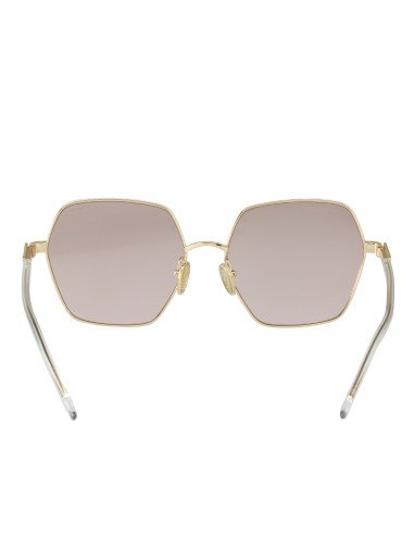 Prada SPR56Y ZVN-06I Hexagon Shape Rosa Dorado