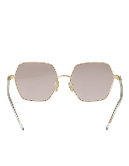 Prada SPR56Y ZVN-06I Hexagon Shape Rosa Dorado