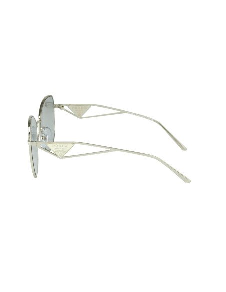 Prada SPR 57YS 1BC-07D Butterfly Shape Gray Silver