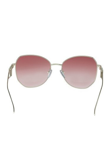 Prada SPR 57YS 1BC-09Q Butterfly Shape Silver Pink Gradient