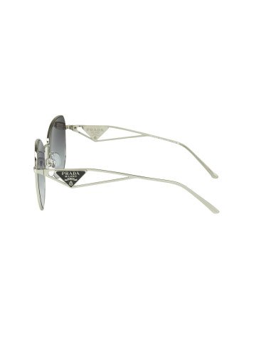 Prada SPR 57YS 1BC-5D1 Butterfly Shape Silver Grey Shaded