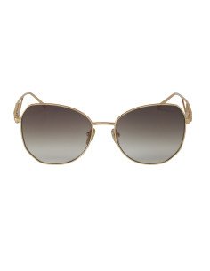 Prada SPR 57YS ZVN-3D0 Butterfly Shape Pale Gold Brown 2