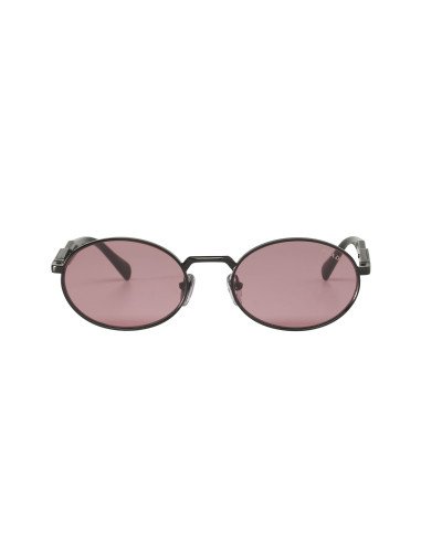 Prada SPR 65ZS ZVN-09T Oval Shape Pale Gold Dark Grey